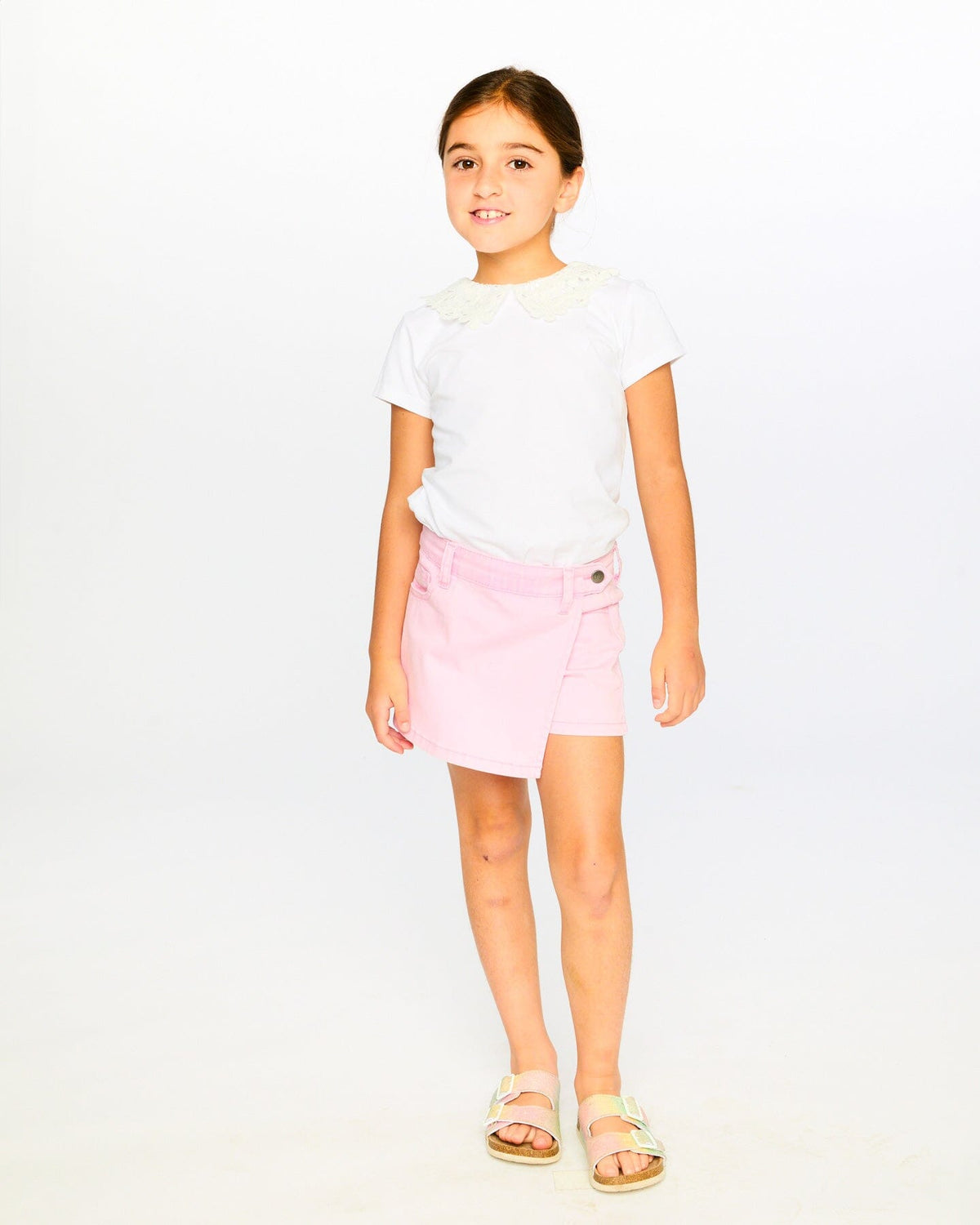 Stretch Twill Skort Pink