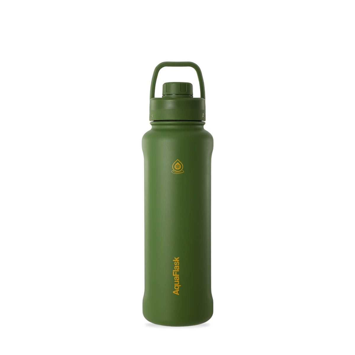 AquaFlask 1080ml (40oz) Edelstahl-Trinkflasche mit Sportverschluss – Heiß- & Kaltgetränke, auslaufsicher, BPA--frei