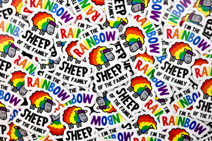Rainbow Sheep Sticker
