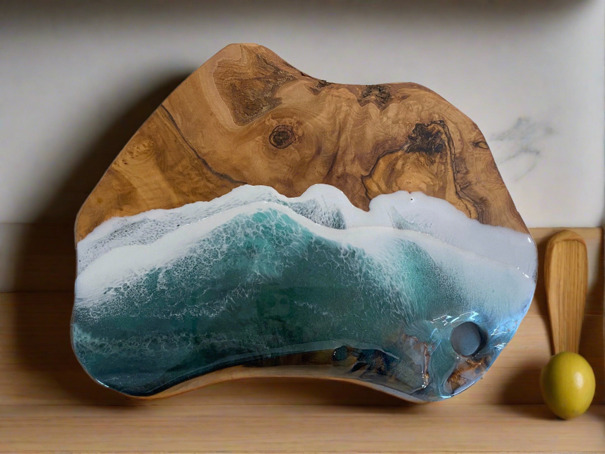 Olive Wood Charcuterie Board - AURABAGS SHOP