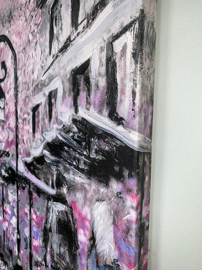 Pretty Pink Paris- Canvas Wall Decor-Wal Art
