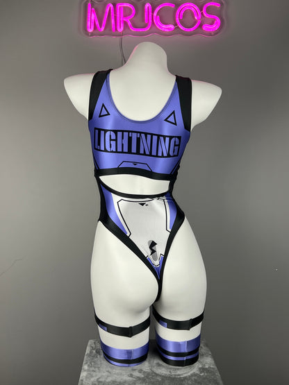 Anime Sci-fi Spandex Sexy Swim Racing Suit Wet Suit Cosplay Costume Bodysuit
