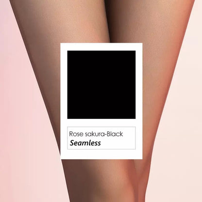 Rose Sakura Seamless High Waist Matte Pantyhose Nylon Tights