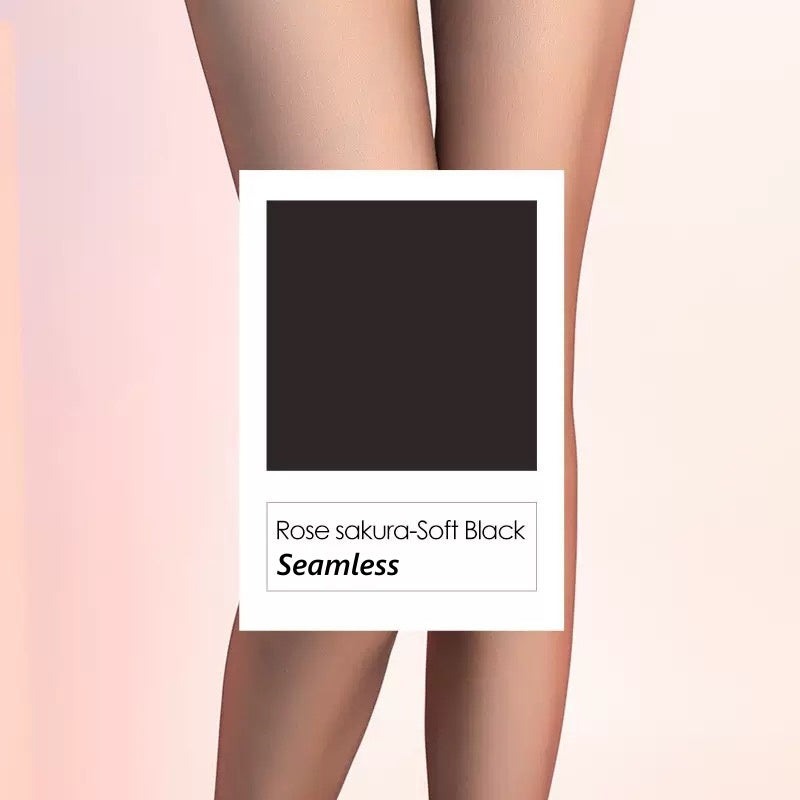 Rose Sakura Seamless High Waist Matte Pantyhose Nylon Tights