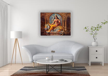 Wandkunst – Leinwandbild Parvati – Indische Kunst
