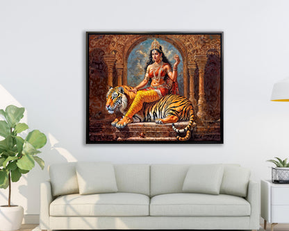 Wandkunst – Leinwandbild Parvati – Indische Kunst