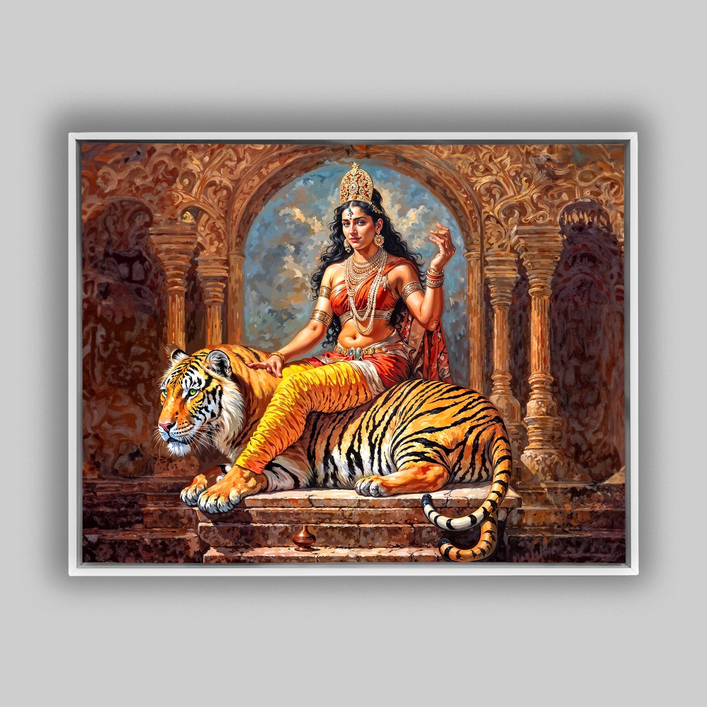 Wandkunst – Leinwandbild Parvati – Indische Kunst