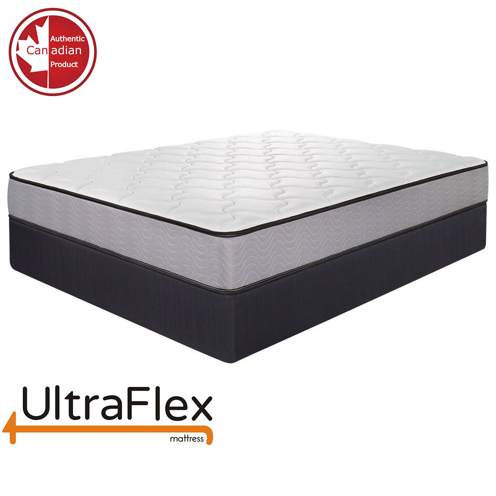 UltraFlex® PARADISE - Natürliche Heavy Duty Schaumstoffmischung, geringe Bewegungsübertragung, Comfort+ Steppung, orthopädisches Cool Gel und umweltfreundliche Matratze zur Unterstützung der Wirbelsäulenhaltung (Hergestellt in Kanada)