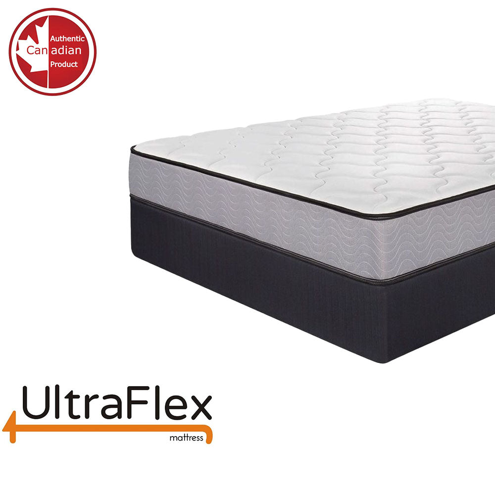 UltraFlex® PARADISE - Natürliche Heavy Duty Schaumstoffmischung, geringe Bewegungsübertragung, Comfort+ Steppung, orthopädisches Cool Gel und umweltfreundliche Matratze zur Unterstützung der Wirbelsäulenhaltung (Hergestellt in Kanada)