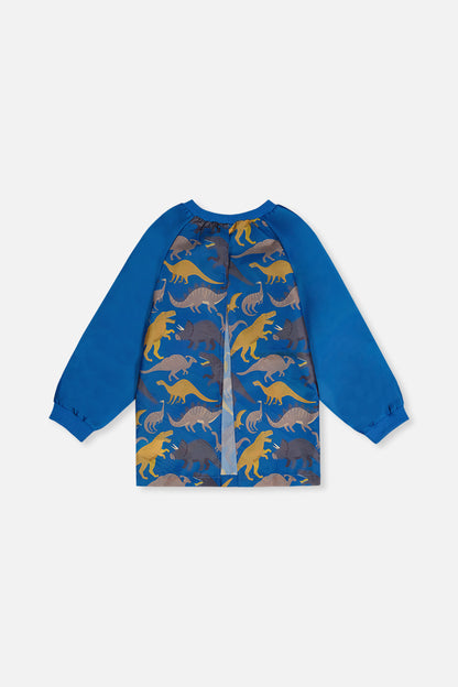 Apron Blue Dinosaur Print