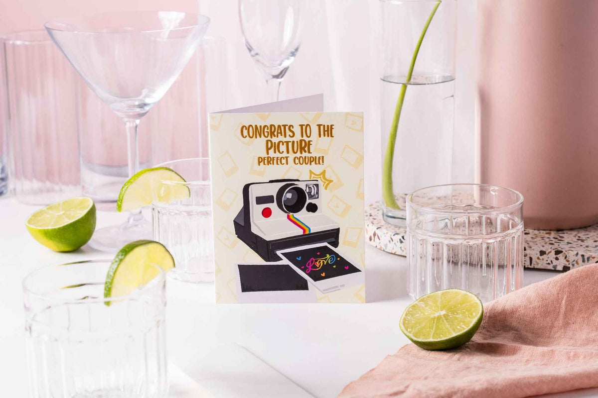 Congrats To The Picture Perfect Couple! - Greeting Card