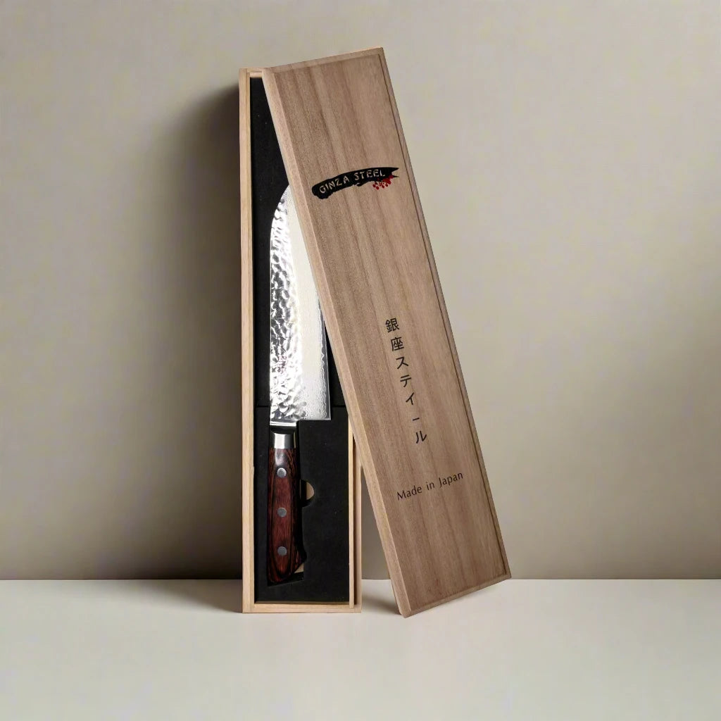 KASUMI 180- Damast VG10 Santoku Messer 180mm-MB