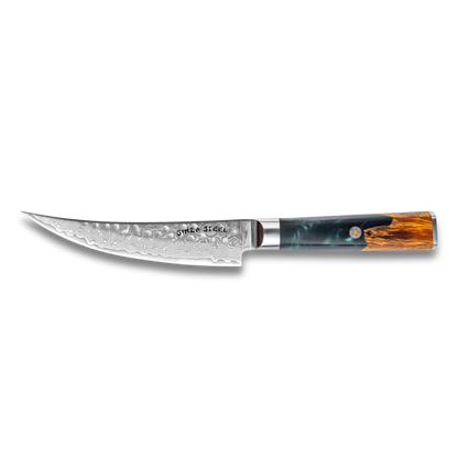 Kaze Katana Ausbeinmesser 15 cm | Damaszener Stahl von Ginza Steel