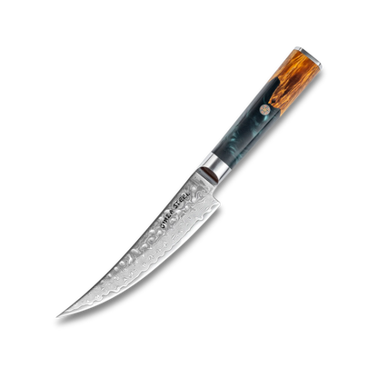 Kaze Katana Ausbeinmesser 15 cm | Damaszener Stahl von Ginza Steel