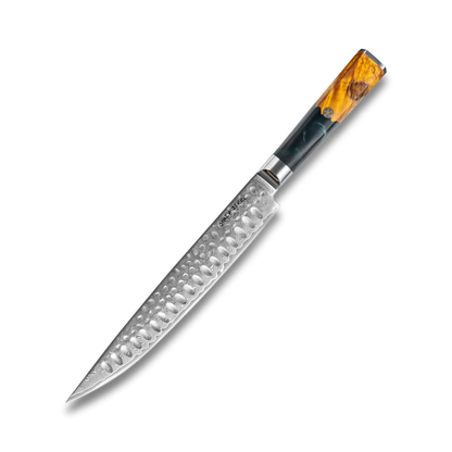 Kaze Katana Tranchiermesser 9″ | Damaststahl von Ginza Steel