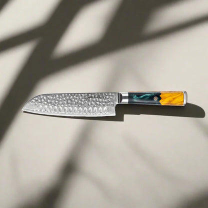 Kaze Katana Santoku Messer 7″ | Damaststahl von Ginza Steel