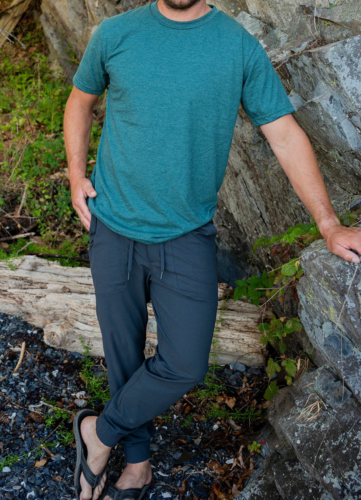 Unisex Eco Tee - Blank Apparel - Heather Green