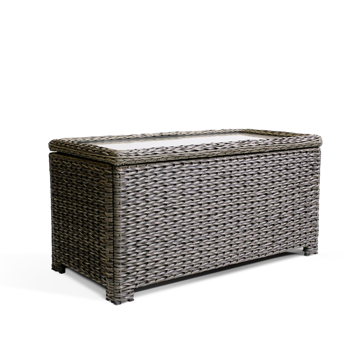 Laguna Point Wicker Outdoor Storage Chest Coffee Table - AURABAGS SHOP