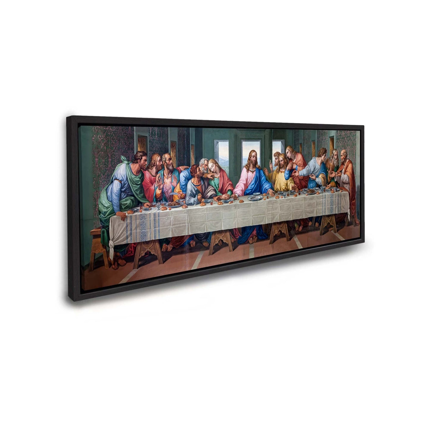 Letztes Abendmahl Leinwand- Wandkunst- RGB Firnis Leinwanddruck