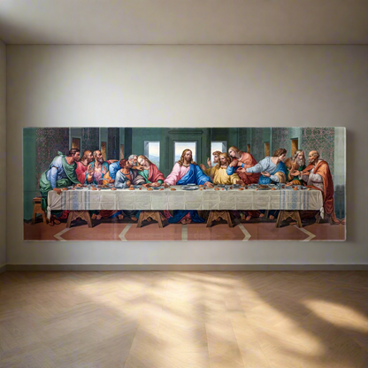Letztes Abendmahl Leinwand- Wandkunst- RGB Firnis Leinwanddruck
