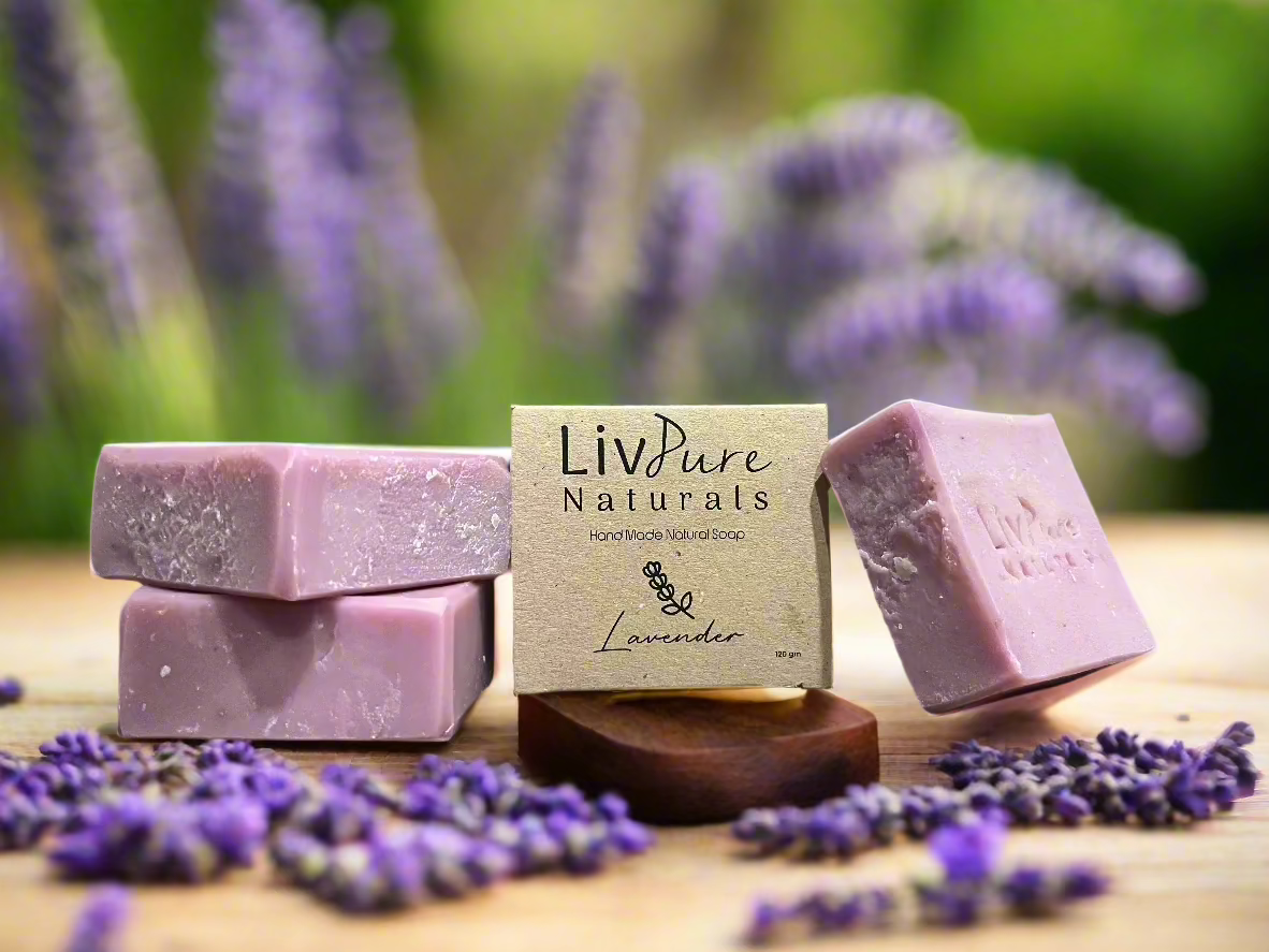 Lavendel-Olivenöl-Seifenstück | Bio-Feuchtigkeitspflege & natürlicher Reiniger