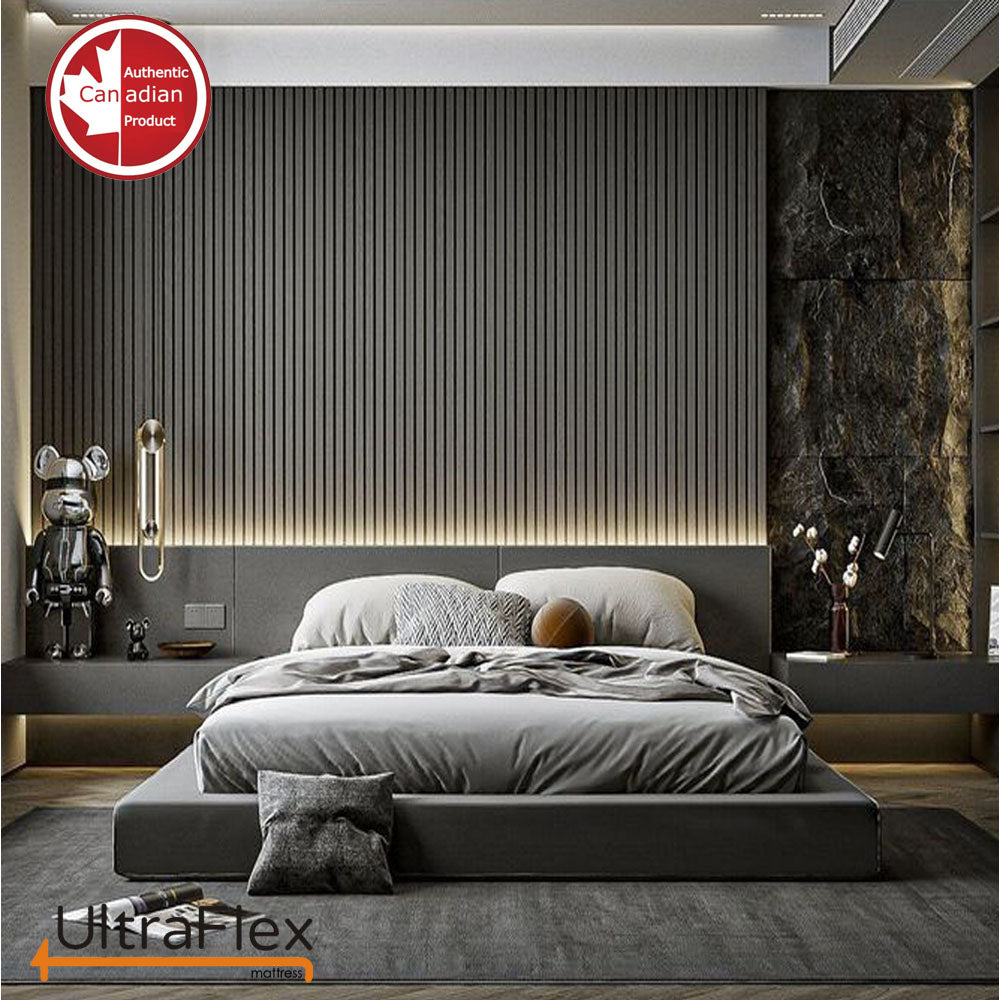 UltraFlex® REVIVE- Hybrid 12” atmungsaktive Pillowtop-Matratze, Wirbelsäulenstütze HD-Federkerne, luxuriöser Komfort hypoallergene Schaumumhüllung, druckentlastende Spulen, umweltfreundliche Matratze (Hergestellt in Kanada)