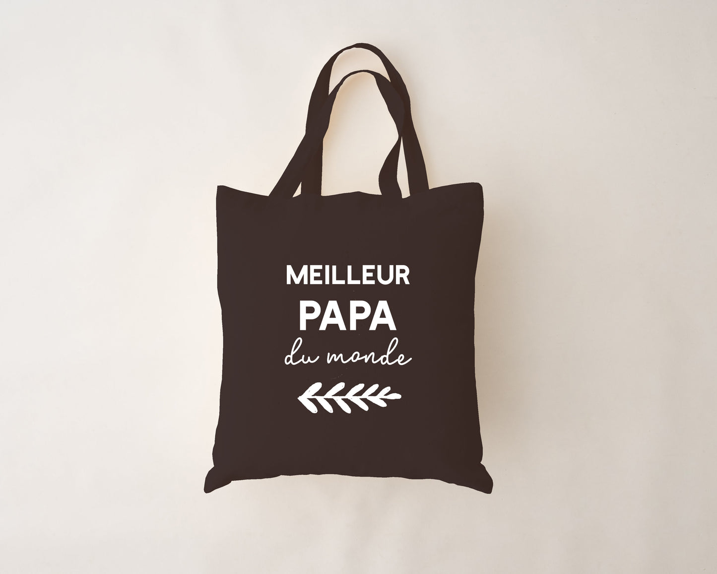 Schwarze Mehrwegtasche - Bester Papa der Welt