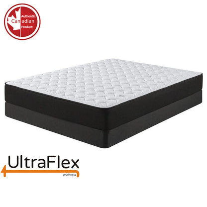 UltraFlex® PURITY - Orthopädische Spinalpflege Cool Gel, druckentlastender Schaumstoffrahmen, mehrfache Wirbelsäulen-Stützung, LowMotion Transfer-Steppung, Naturschaum-Mischung, Comfort+, umweltfreundliche Matratze (Hergestellt in Kanada)