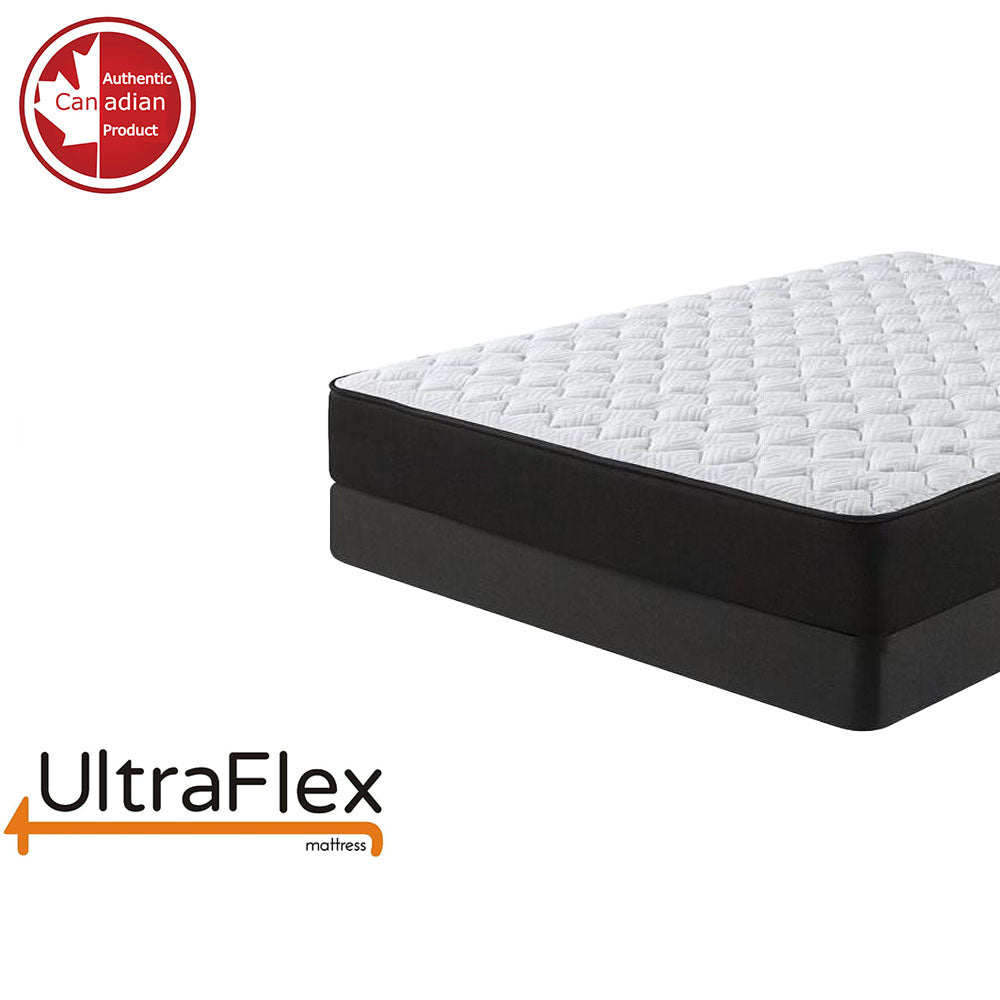 UltraFlex® PURITY - Orthopädische Spinalpflege Cool Gel, druckentlastender Schaumstoffrahmen, mehrfache Wirbelsäulen-Stützung, LowMotion Transfer-Steppung, Naturschaum-Mischung, Comfort+, umweltfreundliche Matratze (Hergestellt in Kanada)