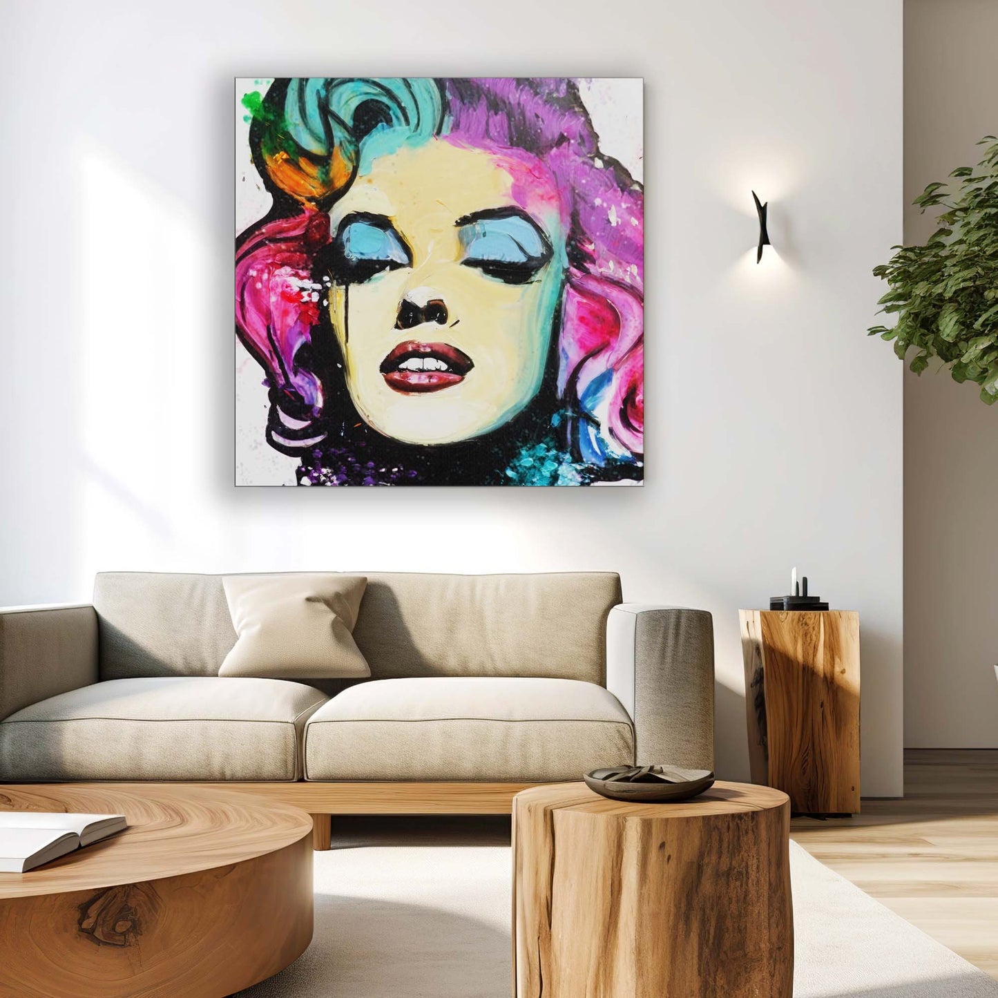 Wandbild – Marilyn in Urban Art