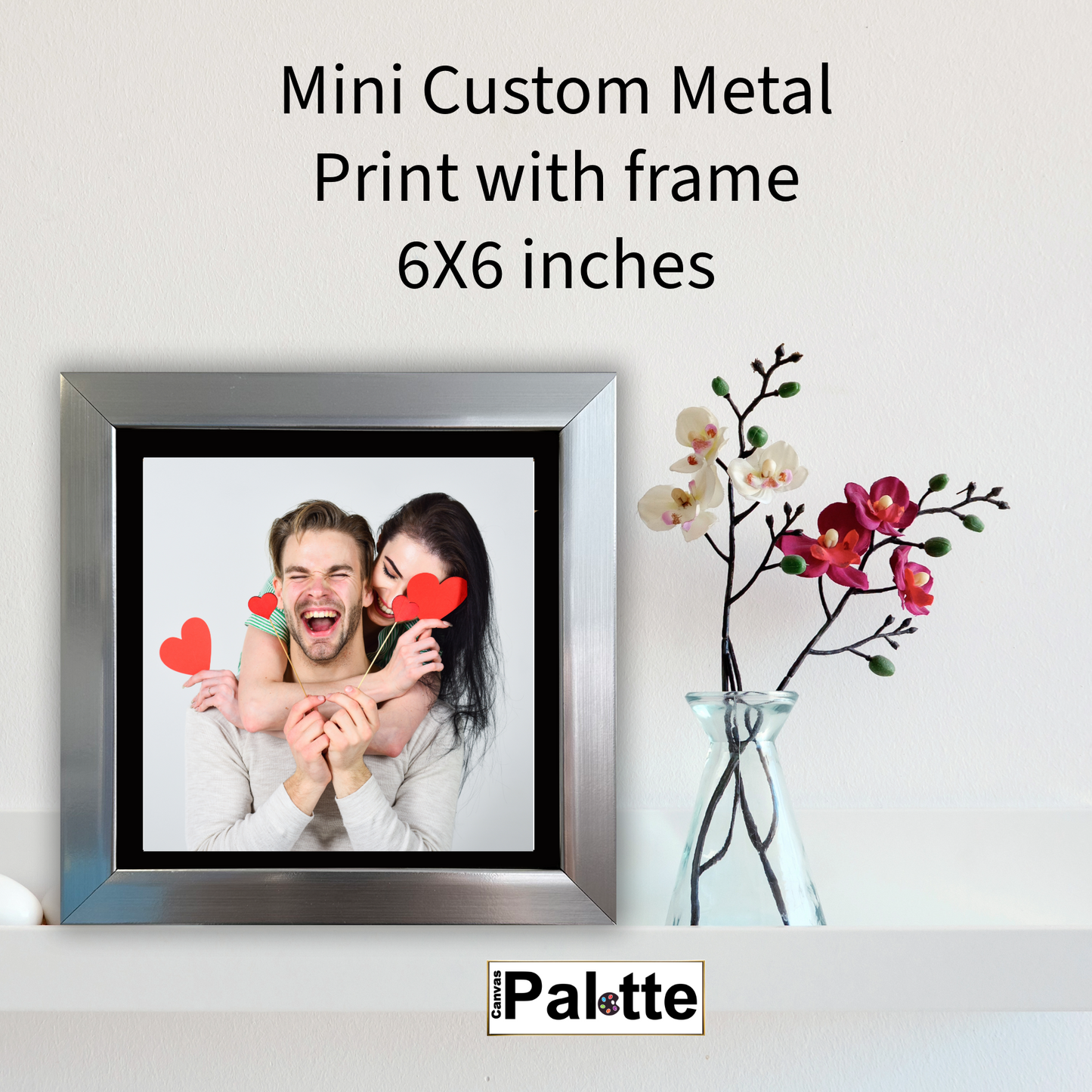 Individueller Fotoabzug Mini-Metalle 15x15 cm
