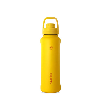 AquaFlask 1080ml (40oz) Edelstahl-Trinkflasche mit Sportverschluss – Heiß- & Kaltgetränke, auslaufsicher, BPA--frei