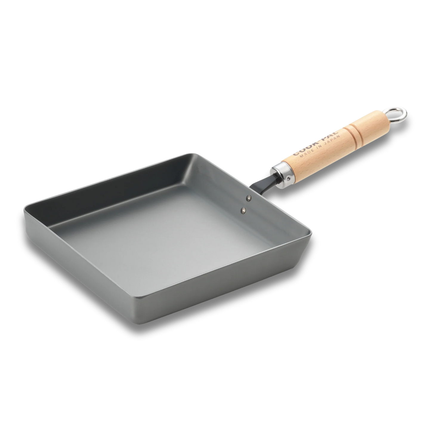 Yoshikawa Cook-Pal Ren Eierpfanne/Omelettpfanne (Groß) – Nitrierter Kohlenstoffstahl, Hergestellt in Japan