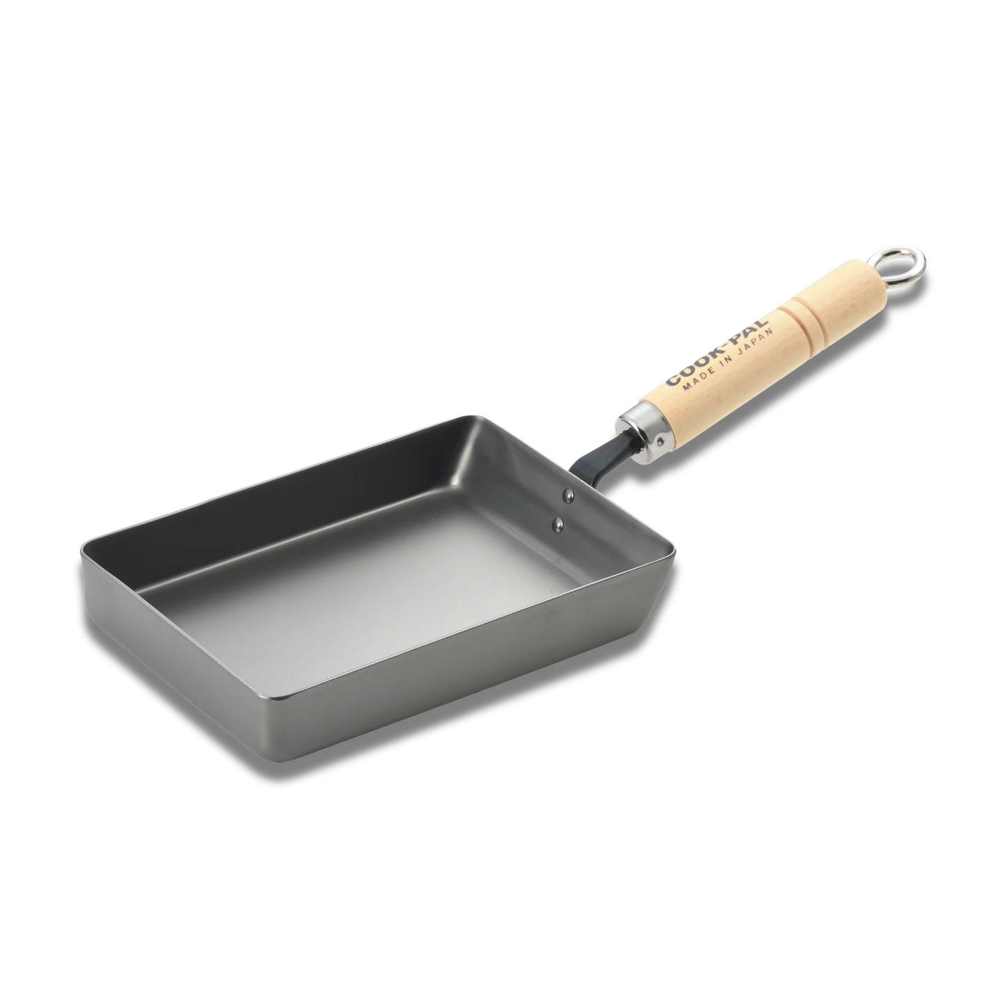 Yoshikawa Cook-Pal Ren Eierrollen-/Omelettpfanne (Mittel) – Nitrierter Karbonstahl, Hergestellt in Japan