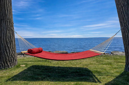 Olefin Double Quilted Hammock with Matching Pillow