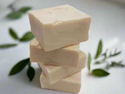 Bio-Olivenölseifenstück, 4er-Pack, unbeduftet, handgemacht, chemikalienfrei