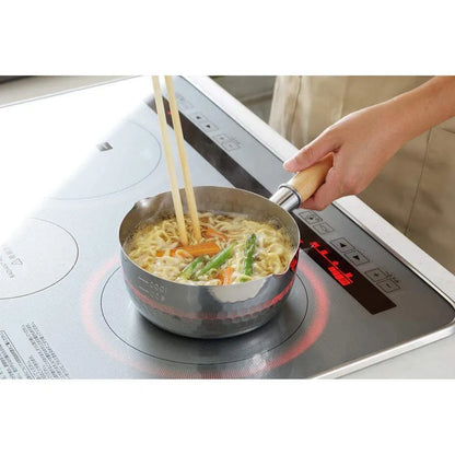 Yoshikawa Yukihira Stieltopf 16cm – Topf aus Edelstahl | Hergestellt in Japan