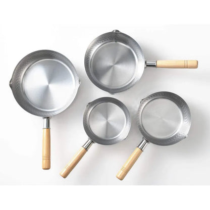 Yoshikawa Yukihira Topf 24 cm | 3,6 L Edelstahl mit Holzgriff