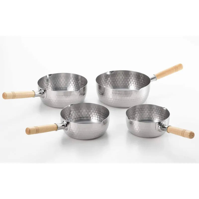Yoshikawa Yukihira Stieltopf 16cm – Topf aus Edelstahl | Hergestellt in Japan