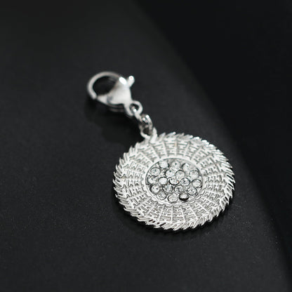 AVERY Charm Necklace Silver