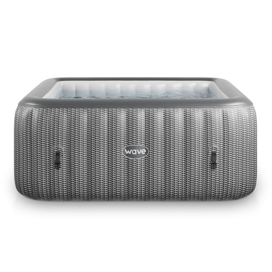 Wave | Pacific | 4/6-Person Inflatable Hot Tub | Square | Integrated Heater