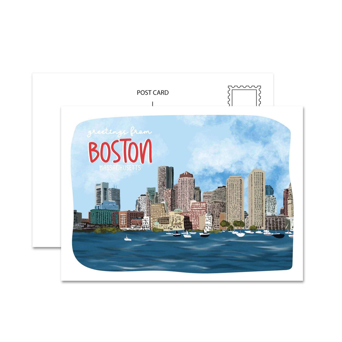 Greetings From Boston, Massachusetts Postcard