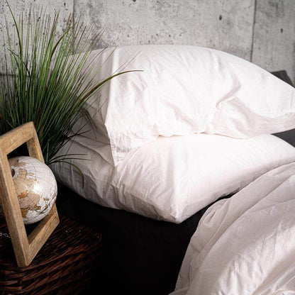 Washed Percale Duvet Cover