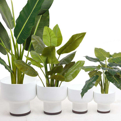 Perla – Pflanzgefäß „White Bamboo Mid-Century Mushroom“