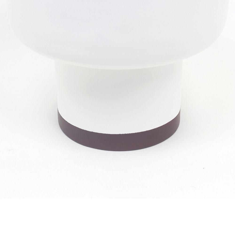 Perla – Pflanzgefäß „White Bamboo Mid-Century Mushroom“