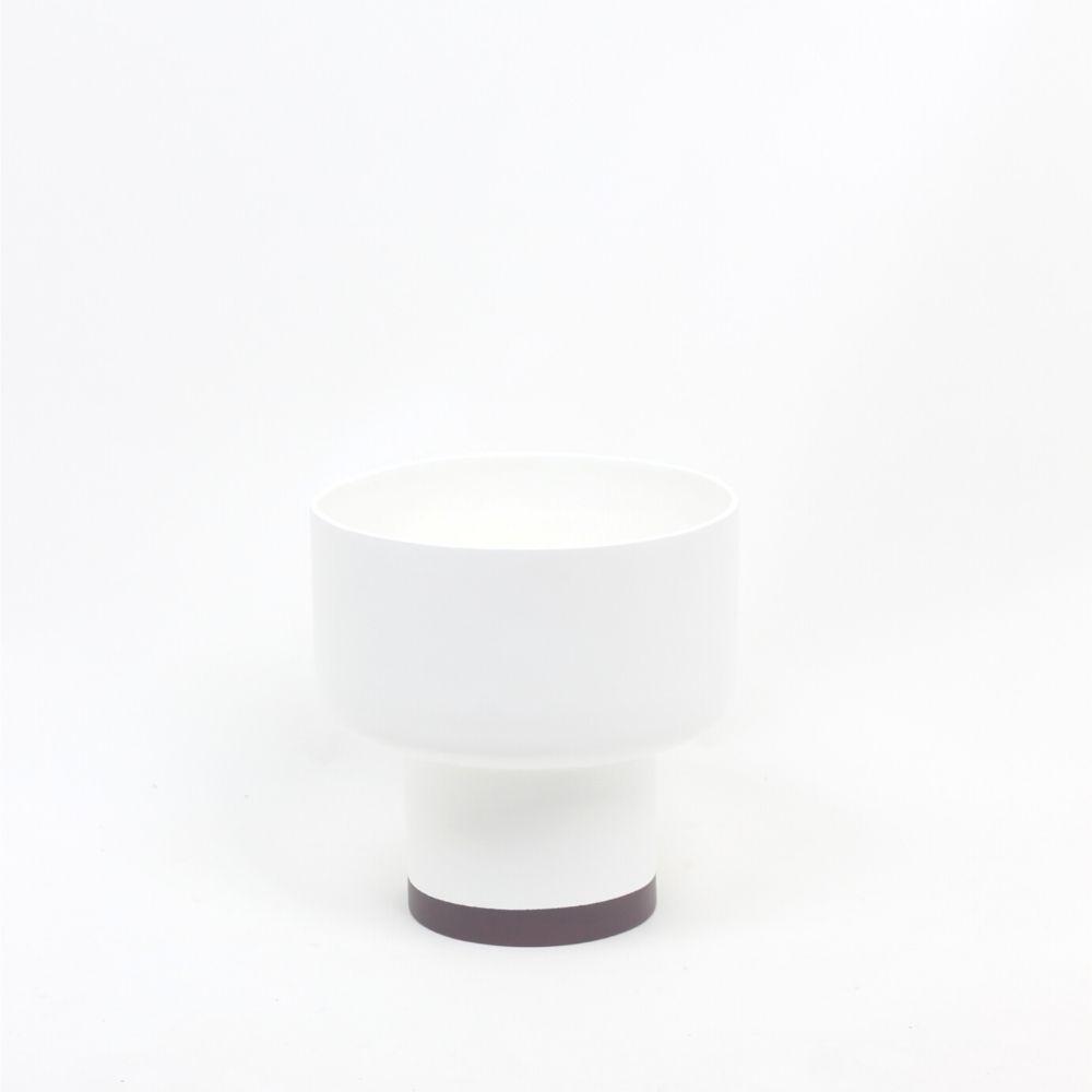 Perla – Pflanzgefäß „White Bamboo Mid-Century Mushroom“