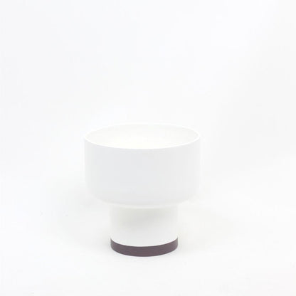 Perla – Pflanzgefäß „White Bamboo Mid-Century Mushroom“