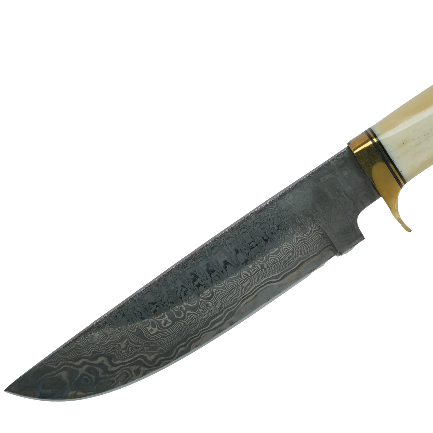 Haruto Bowie-Messer - Kamelknochengriff 7,5 Zoll mit Lederscheide