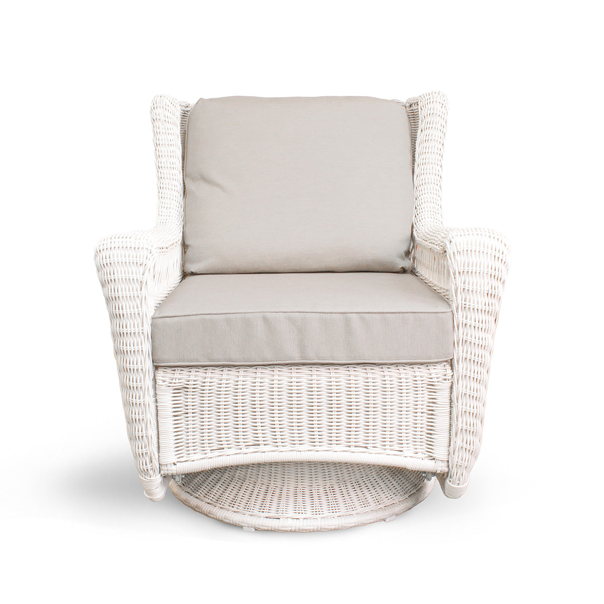 Park Meadows Wicker Outdoor Swivel Glider Chair - AURABAGS SHOP