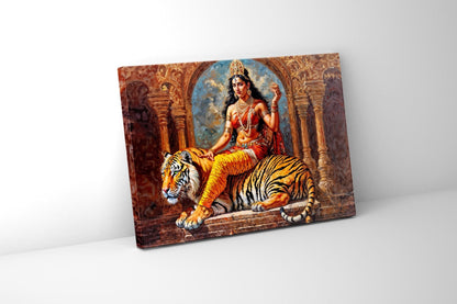 Wandkunst – Leinwandbild Parvati – Indische Kunst